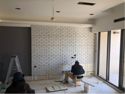 速達樂有限公司 - 電視牆貼文化石