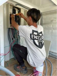 乙天水電工程 - 結盤配線～