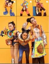 李姵瑩 - 總共設計的六套畢製服裝