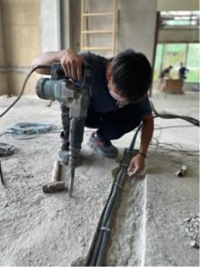 乙天水電工程 - 青埔打管溝～