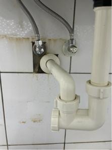 阿翔居家水電修繕 - 排水孔漏水處理及更換三角反而