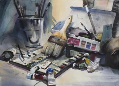 一尾老師 - 水彩