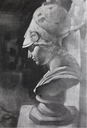 一尾老師 - 炭筆