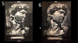 一尾老師 - 用墨汁畫石膏像