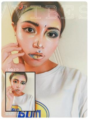 林芠憶 - 60年代漫畫造型彩妝