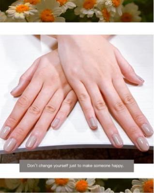 林芠憶 - 單色光療美甲