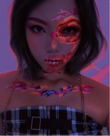 林芠憶 - 骷髏錦鯉造型彩妝