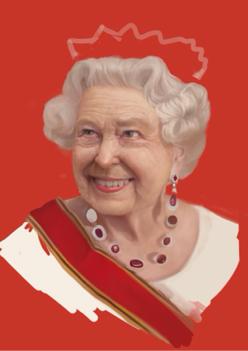 陳家欣 - 寫實伊莉莎白女王之懶的畫皇冠