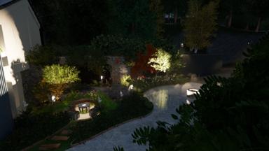 劉希 - 室外3D圖(花園)-twinmotion