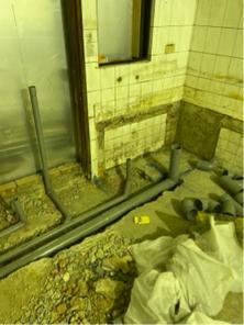 阿華水電修繕 -  糞管位移