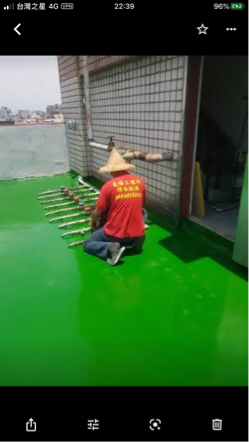 桃園邑𥛶科技設備抓漏驗屋檢測修繕工程行 - 屋頂P U防水完成面