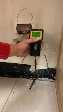 桃園邑𥛶科技設備抓漏驗屋檢測修繕工程行 - 濕度計檢測漏水原因