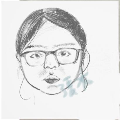 張木似顏繪 - 單人頭像黑白稿