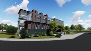 林育皚 - 建築外觀3D渲染