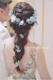 Sylvia Makeup & Hairstylist - 浪漫永生花低馬尾