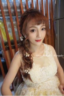 Sylvia Makeup & Hairstylist - 線條編髮側邊造型