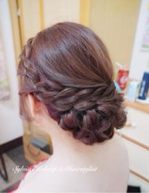 Sylvia Makeup & Hairstylist - 蝴蝶結編髮低盤髮