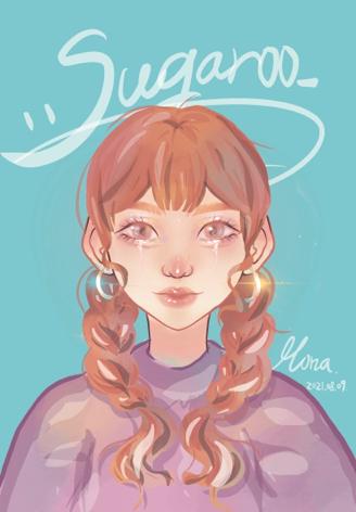 桃氣少女UEUE4ni - 電繪色彩練習圖