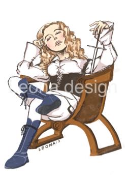 Leona design - 模特兒臨摹