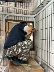 愷承空調工程有限公司 - 銅管配置孔位收尾