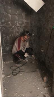 以便以謝室內裝修工程行 - 廁所修繕。磁磚面和地板打到底