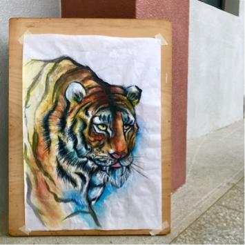 AVERY設計 - 水墨老虎