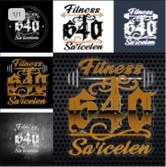 妘林設計 - 640健身房 字體Logo設計