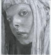 妘林設計 - 挪威歌手 AuroraAsknes 鉛筆素描