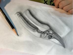 蔦空間 繪畫 金工教室 鍾老師 - 素描課程作品