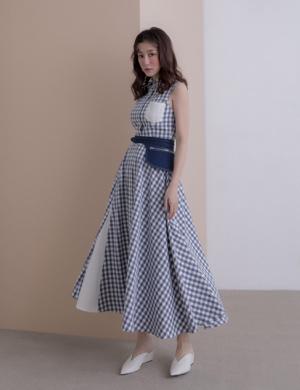 徐靜萱 - 連身洋裝附腰帶打版