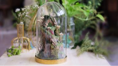 仰式漂浮手作教室 - 玻璃罩微景觀課程