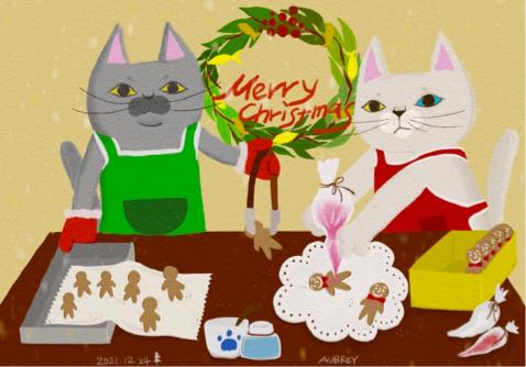 奧布理 - 聖誕節賀卡