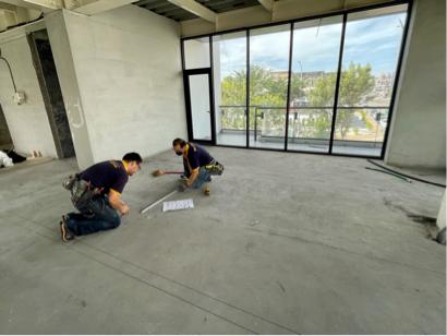 鴻億興企業有限公司 - 精準的放樣
確認每一個空間都能符合業主的需求，這是從構想變為實際的第一步！