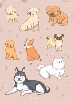 卓米畫我 - 狗勾插圖 卓米畫我 - 狗勾插圖