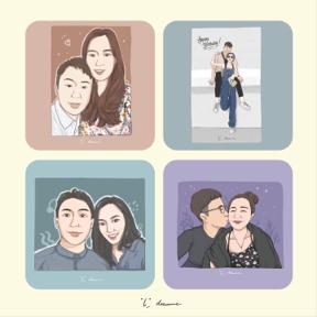 卓米畫我 - 人像插圖 卓米畫我 - 人像插圖