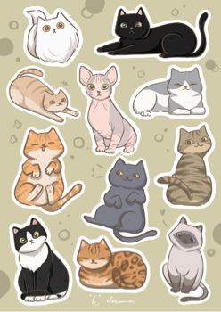 卓米畫我 - 貓咪插圖 卓米畫我 - 貓咪插圖