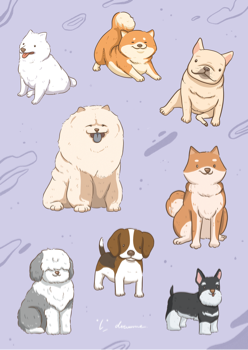 卓米畫我 - 狗勾插圖 卓米畫我 - 狗勾插圖