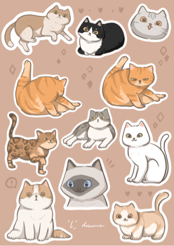 卓米畫我 - 貓咪插圖 卓米畫我 - 貓咪插圖