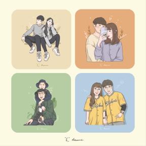 卓米畫我 - 人像插圖 卓米畫我 - 人像插圖