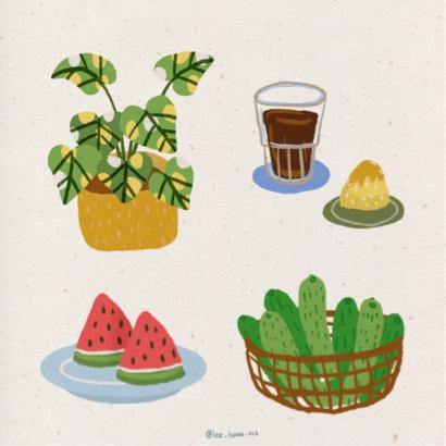 Hana_手繪插畫家 - 手繪圖案