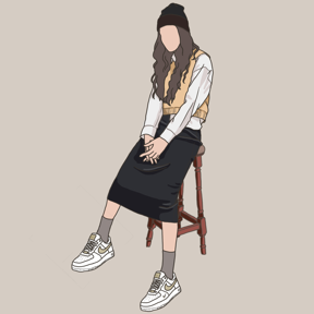 紙魚🐟 - 人物立繪 - 無臉畫