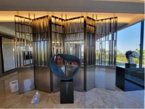 群富不銹鋼 -  仿鍍鈦屏風