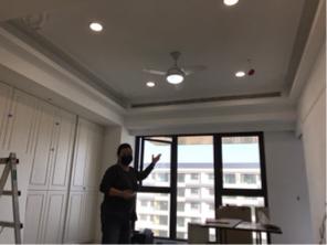 靜院設計 - (施工中)美式雕花天花板 靜院設計 - (施工中)美式雕花天花板