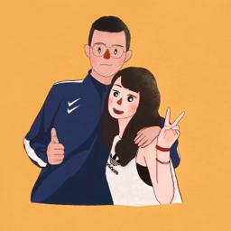 陳明 - 情人節-情侶似顏繪