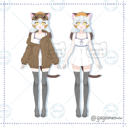 嘎嘎貓 - 日系角色立繪