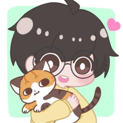 嘎嘎貓 - Q版情侶頭貼