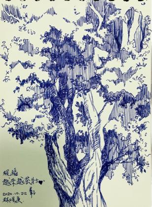 邱惠羣 - 原子筆速寫