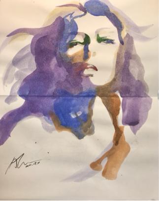 邱惠羣 - 水彩臨摹