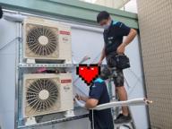 捷力國際事業股份有限公司 - 冷氣空調部門人員施工