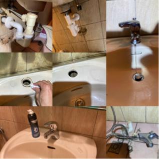 津罕 - 客戶水龍頭軸心故障，無法止水，整組換新。
另外P管檢查破損導致排水會漏水，因此一併換新。